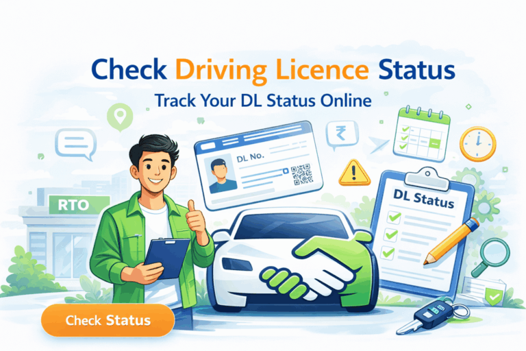 check driving licence status
