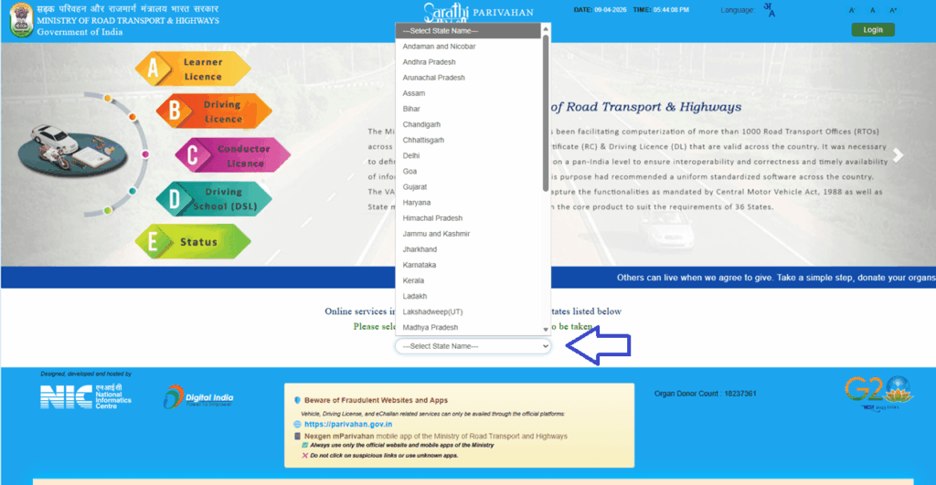 renew driving licence